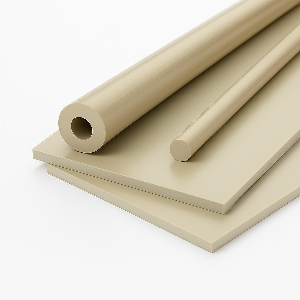 Beige PEEK plastic