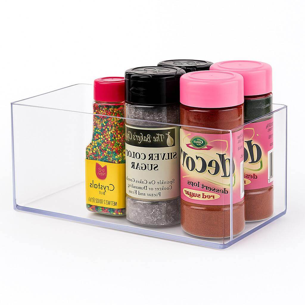 PET-G plastic box with products