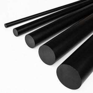 PVC plastic black rods