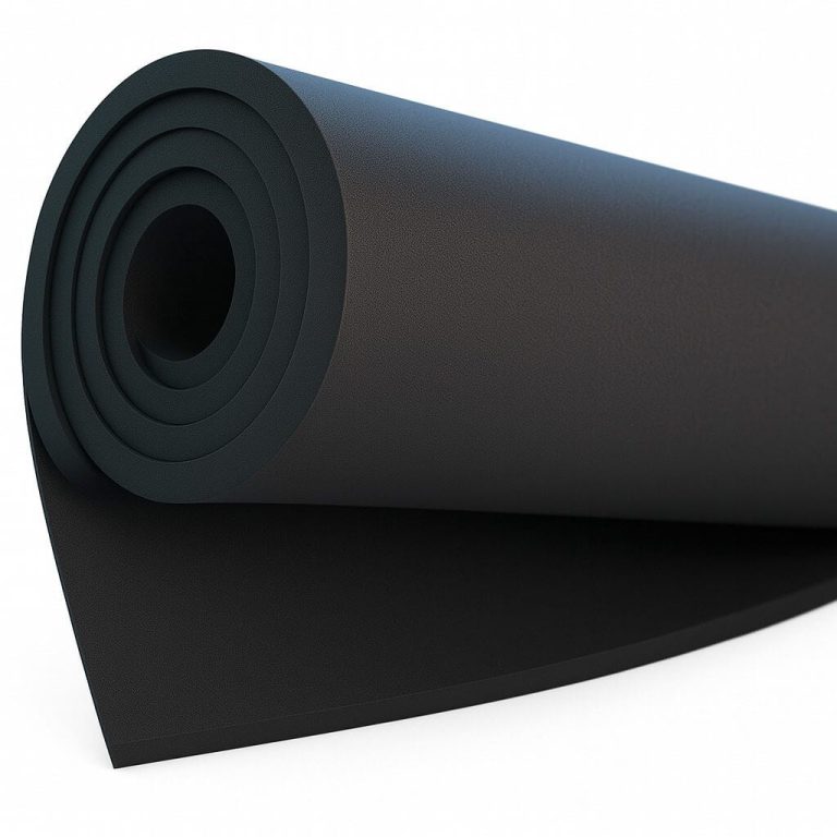 Microporous rubber roll