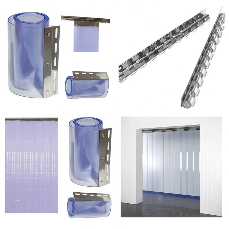 PVC strip custains system with all accessories