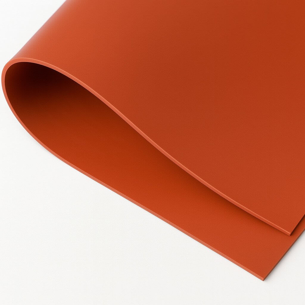Red silicone rubber