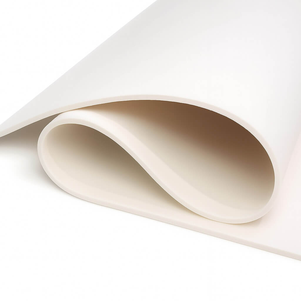 White silicone rubber